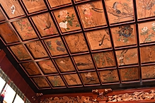 西三十三観音　天井絵　書院天井　の画像です。